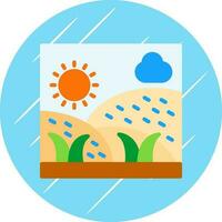 Grassland Vector Icon Design