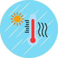 diseño de icono de vector de onda de calor