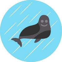 Seal Vector Icon Design