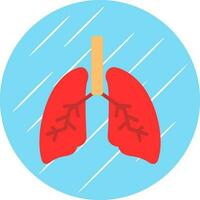 diseño de icono de vector de pulmones