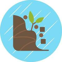 Landslide Vector Icon Design