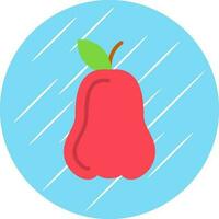 Rosa manzana vector icono diseño