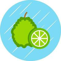 Kaffir lime Vector Icon Design