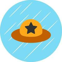 diseño de icono de vector de sombrero