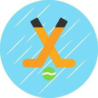 Hockey stick Vector Icon Design