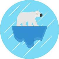 Polar bear Vector Icon Design