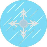 diseño de icono de vector de nieve