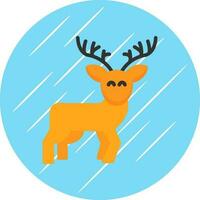 Reindeer Vector Icon Design