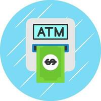 Atm machine Vector Icon Design