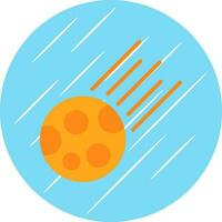 Comet Vector Icon Design