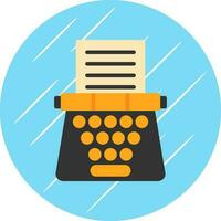 Typewriter Vector Icon Design