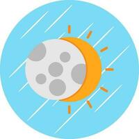 Eclipse Vector Icon Design