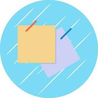 Sticky notes Vector Icon Design