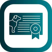 Certificate Vector Icon Design