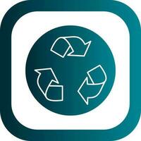 Recycle Vector Icon Design