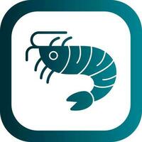 Shrimp Vector Icon Design