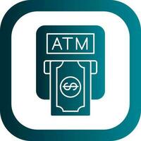 Atm machine Vector Icon Design
