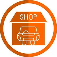 Car shop Vector Icon Design