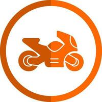 Motorcycle Vector Icon Design