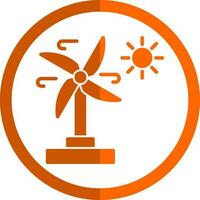 Wind energy Vector Icon Design