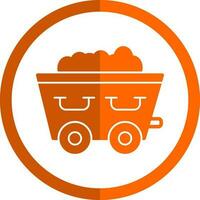 Trolley Vector Icon Design