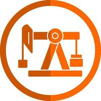 Pump jack Vector Icon Design