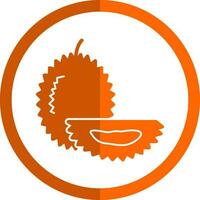 Durian vector icono diseño