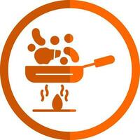 Stir fry Vector Icon Design