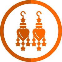 Earrings Vector Icon Design