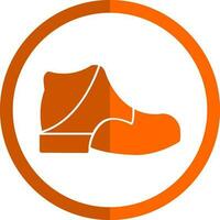 Ski boot Vector Icon Design