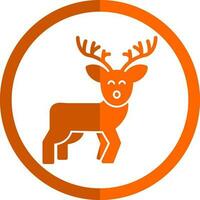 Reindeer Vector Icon Design