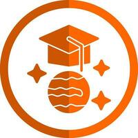 Graduation hat Vector Icon Design