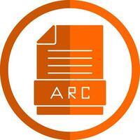 Arc Vector Icon Design