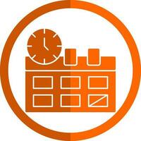 diseño de icono de vector de horario