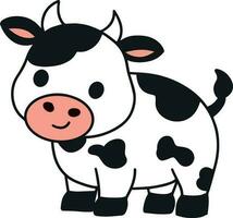 vector de un vaca ilustración