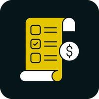 Invoice Vector Icon Design