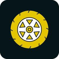 Wheels Vector Icon Design