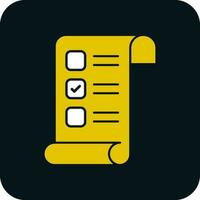 Checklist Vector Icon Design