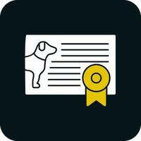 Certificate Vector Icon Design