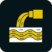 Waste water Vector Icon Design