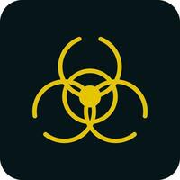 Biohazard sign Vector Icon Design