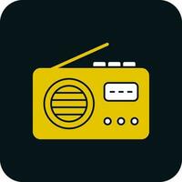 diseño de icono de vector de radio