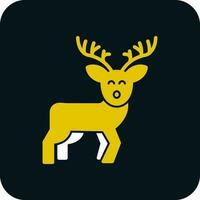 Reindeer Vector Icon Design