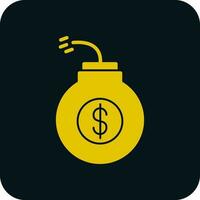 Debt Vector Icon Design