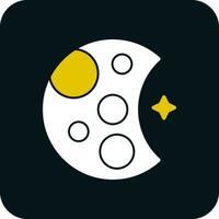 Moon Vector Icon Design