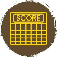 Score Vector Icon Design