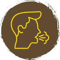 Cough Vector Icon Design