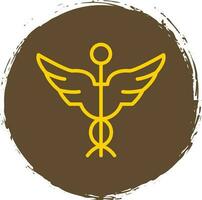 Caduceus Vector Icon Design