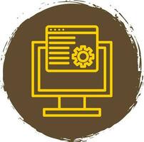 Web maintenance Vector Icon Design