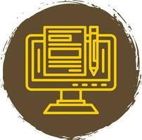Blogger Vector Icon Design